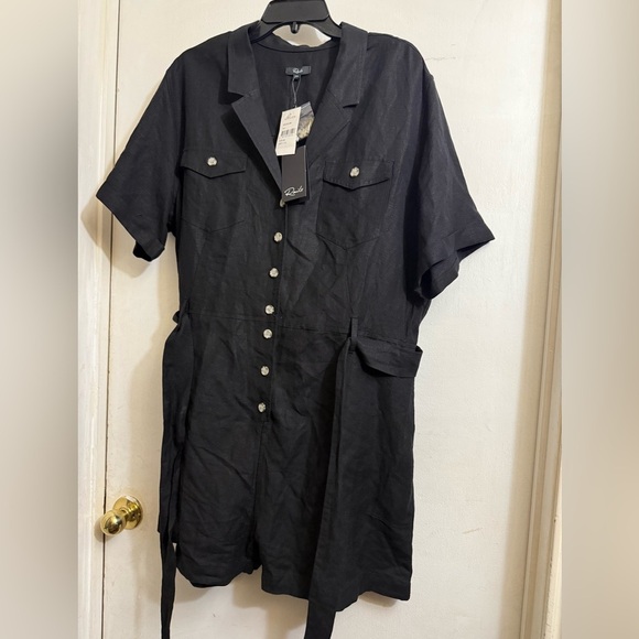 Rails Georgie Black Button-Up Romper Size 2Xl - Picture 2 of 7